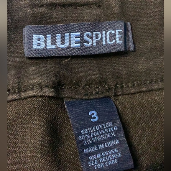 BLUE SPICE black grudge Jean booty shorts size XS - Picture 3 of 3